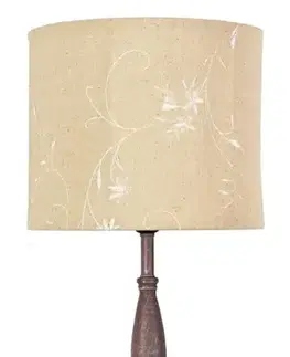 Stolové lampy Béžová kancelárska stolová lampa Safari 60W E27