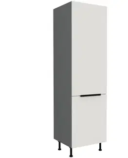 Kuchynské skrinky stojace Kuchynská skrinka Aria-Wh/Ant Anti Fingerprint 60dk-215 2f