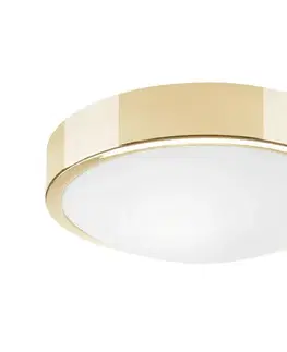 Svietidlá  Stropné svietidlo JONAS 1xE27/60W/230V pr. 26 cm zlatá LD.PD-8.7