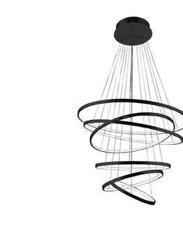 LED osvetlenie Azzardo  - LED Stmievateľný luster na lanku WHEEL 6xLED/140W/230V 