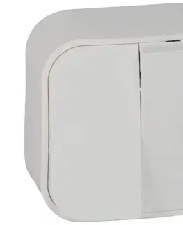 Predlžovacie káble Legrand - Nástenný sériový vypínač č. 5 FORIX biely 782402