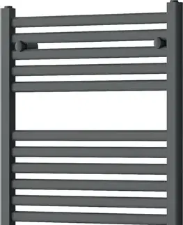 Radiátory do kúpeľne MEXEN - Hades vykurovací rebrík/radiátor 800 x 600 mm, 447 W, antracit W104-0800-600-00-66