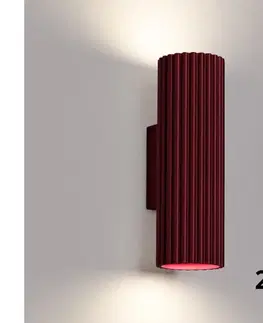 Svietidlá BRILAGI - LED nástenné svietidlo CRESTO 2xGU10/10W/230V 20 cm bordová BR.1926