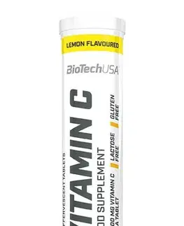Vitamín C Vitamín C 1000 šumivý - Biotech USA 20 tbl. Lemon