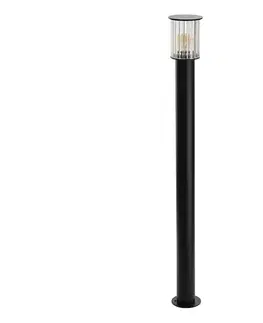 Záhradné lampy Argon 8750 - Vonkajšia lampa NORFOLK 1xE27/15W/230V IP44 124cm čierna 8750