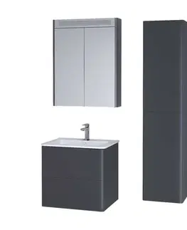 Kúpeľňový nábytok Mereo Siena, kúpeľňová skrinka 60 cm, biela lesk CN410S
