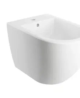 Bidety OMNIRES - OTTAWA COMFORT závesný bidet, 54 x 36,5 cm, matná biela OTTAWACMBIBM