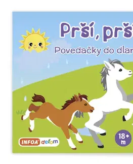 Leporelá, krabičky, puzzle knihy Prší, prší - Povedačky do dlane