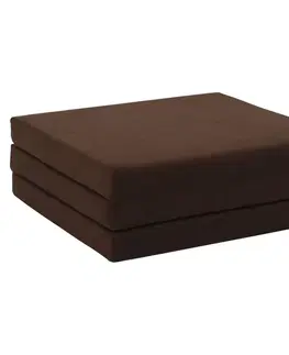 Matrace KONDELA Levi 65 skladací matrac hnedá