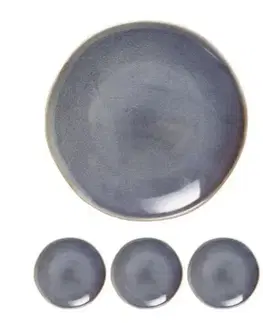 Taniere Kinekus Tanier dezertný 20 cm sada 4 ks keramika modrý