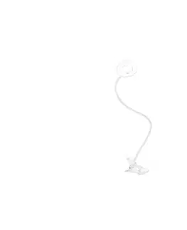 Lampy  WO66-W - LED stmievateľná stolná lampa s klipom LED/8W/230V 3000/4000/5000K biela WO66-W