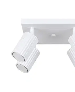 Svietidlá  SL.1545 - Bodové svietidlo KARBON 4xGU10/10W/230V biela SL.1545