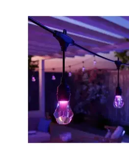 LED osvetlenie Nanoleaf NF084K02-20SLO - stmievateľná LED girlanda RGBWIC, 20× LED, 15 m, Wi‑Fi, IP65 NF084K02-20SLO