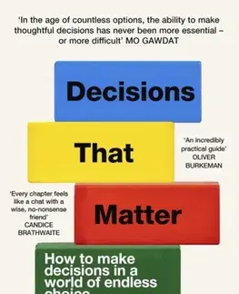 Motivačná literatúra Decisions That Matter - Adrienne Adhami