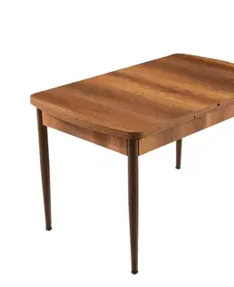 Jedálenské stoly Extendable Dining Table Trend Barok - Walnut, Brown