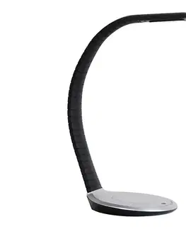 Lampy Lucide 18671/07/30 - stmievateľná LED stolová lampa ZOFT LED/7W/230V čierna 18671/07/30