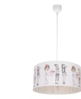 Svietidlá  Detský luster GIRLS VIBES 1xE27/60W/230V priemer 40 cm pre dievčatá H0990