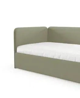 Postele ArtPK Jednolôžková posteľ ENZO s výklopným roštom | ľavá 90 x 200 cm Farba: Kronos 46