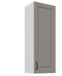 Kuchynské skrinky visiace Skrinka do kuchyne Stilo claygrey/biely 40G-108 1F