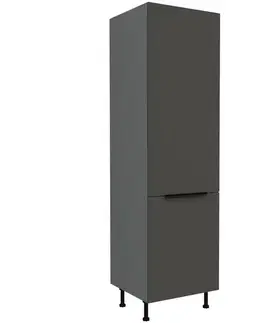 Kuchynské skrinky stojace Kuchynská skrinka Aria-Gr/Ant Anti Fingerprint 60dk-215 2f
