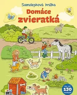 Nalepovačky, vystrihovačky, skladačky Samolepková knižka - Domáce zvieratká