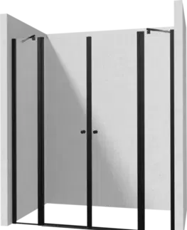 Sprchovacie kúty DEANTE/S - Sprchové dvere dvojité výklopné 90x90 KTSUN41P+KTSUN41P KERRIA/0158
