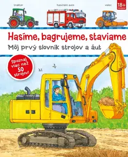 Leporelá, krabičky, puzzle knihy Hasíme, bagrujeme, staviame - Kolektív autorov
