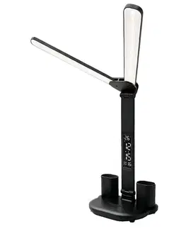 Stolné lampy na písací stôl Stolová lampa DALIS CZARNY CCT 11W DIM USB LB1