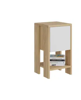 Konferenčné stolíky Nočný stolík Ema Sapphire Oak