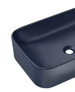 Umývadlá ArtCom Keramické umývadlo KAMA MNB-60 | tmavomodrý mat 60 cm