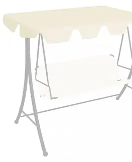 Záhradná hojdačky Strieška na záhradnú hojdačku 150/130x70/105 cm Dekorhome