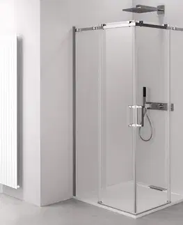 Sprchovacie kúty POLYSAN - THRON SQUARE štvorcový sprchový kút 1200x1200, hranaté pojazdy, rohový vstup TL2212-5002