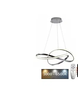 Svietidlá BRILAGI - LED Stmievateľný luster na lanku COSMOWAVE LED/70W/230V chróm + DO BG-J4331/CH