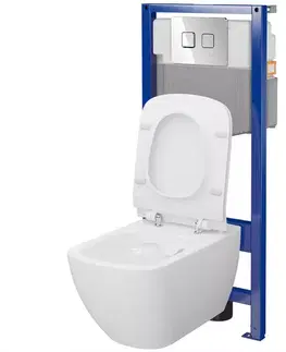 Sanitárna keramika Podomietková zostava Set B999 50 Metropolitan tlačidlo chróm