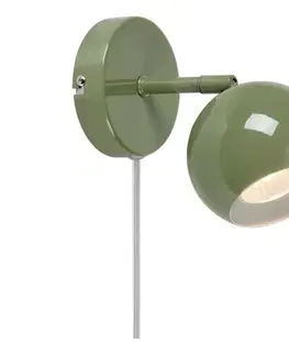 Svietidlá Markslöjd 108985 - Nástenné bodové svietidlo POP 1xGU10/7W/230V zelené 108985