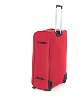 Batohy Pretty UP Cestovný textilný kufor TEX15 L, červená