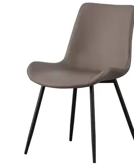 Čalúnené stoličky Stolička Odette 10420 sivá