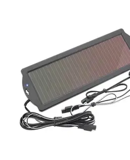 Predlžovacie káble  Solárna nabíjačka autobatérií 1,8W/12V 07168