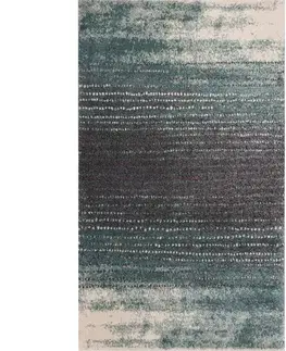 Koberce Koberec Modern Teal blue-dark grey 160x230cm