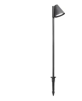 Záhradné lampy Viokef Lighting Vonkajšie svietidlo GILBERT 1xGU10/20W/230V IP65 antracit 4255900