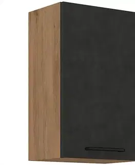 Kuchynské skrinky visiace Skrinka do kuchyne VIGO grafit mat 45G-72 1F