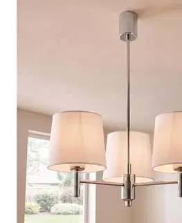 Svietidlá BRILAGI - Luster na tyči MONTE 3xE27/60W/230V krémová/lesklý chróm 8590828053477