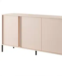 Komody do spálne Komoda DAST 153 3D2S béžová