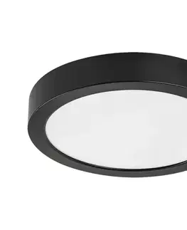 Svietidlá Rabalux 75075 - LED kúpeľňové stropné svietidlo SHAUN PLUS 24W/230V pr. 22 cm IP44 čierna 75075