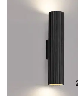 Svietidlá BRILAGI - LED nástenné svietidlo CRESTO 2xGU10/10W/230V 30 cm čierne BR.1577