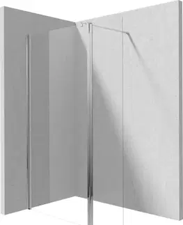 Sprchové dvere Deante Kerria Plus, otočná zástena 40x200 cm, 6mm číre sklo, chrómový profil, DEA-KTSX072P
