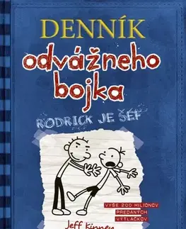 Dobrodružstvo, napätie, western Denník odvážneho bojka 2: Rodrick je šéf, 3. vydanie - Jeff Kinney,Elena Guričanová