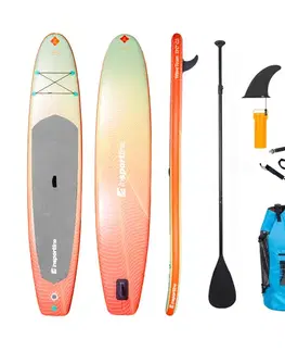 Paddleboardy Paddleboard s príslušenstvom inSPORTline WaveTeam 13'0" • 350l • do 200kg fialová