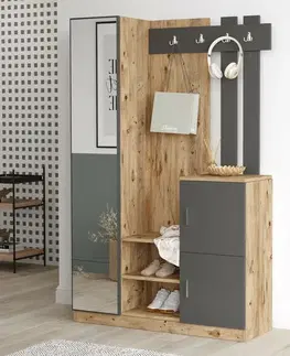 Nemý sluha Predsieňová zostava Dano Atlantic Pine and Anthracite