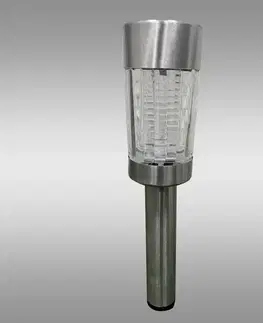 Solárne dekoračné lampy Solárna lampa INOX EKO0597